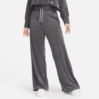 Nike Sportswear Women's High-Waisted Wide-Leg Terry Pants. Nike.com