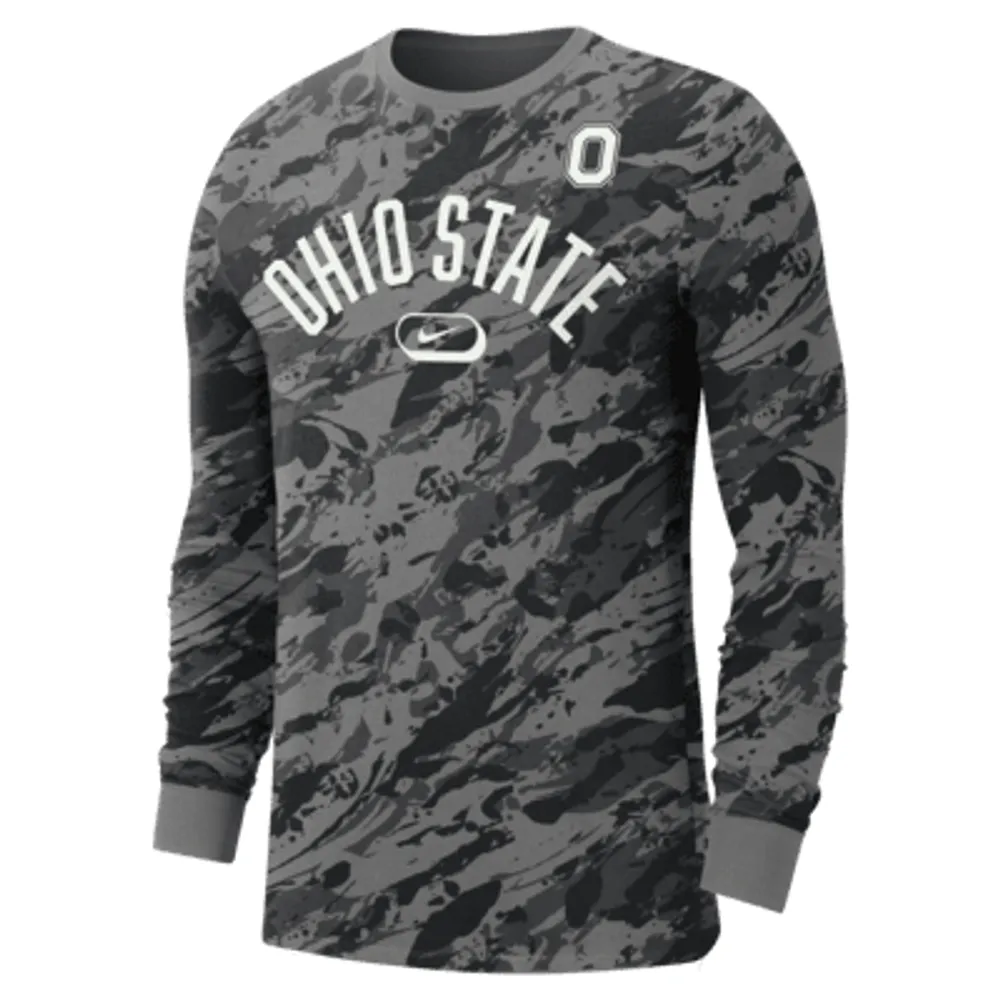 Ohio State Men's Nike College Crew-Neck Long-Sleeve T-Shirt. Nike.com