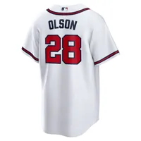 MLB Atlanta Braves (Matt Olson) Men's Replica Baseball Jersey. Nike.com