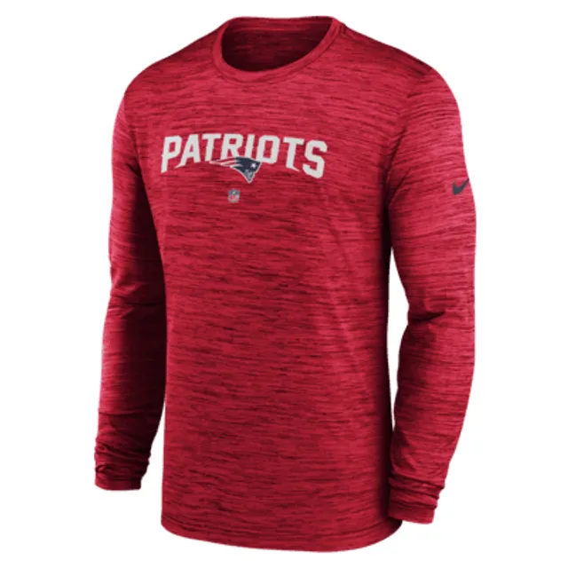 Men's Nike Red New England Patriots Team Wordmark T-Shirt Size: Small