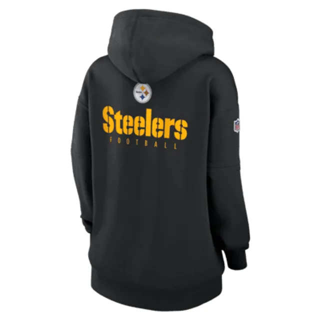 Nike Therma-Fit Hoodie Mens Medium Gray Steelers Salute to Service