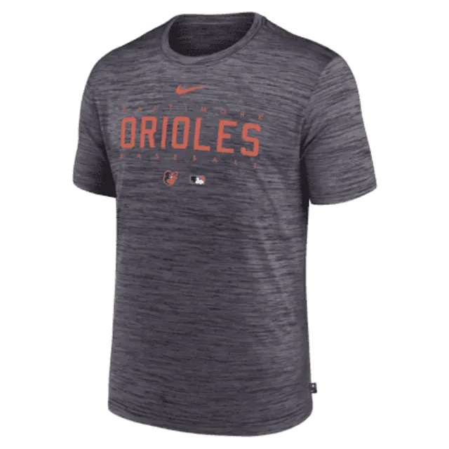 Baltimore Orioles Dri Fit Men's Gray Crew Neck T-Shirt