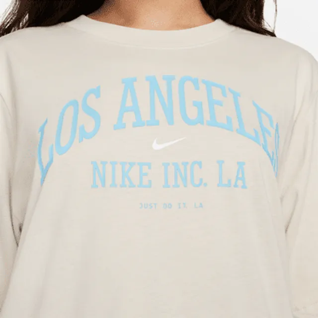 White Nike Womens Sportswear T-Shirt - Get The Label