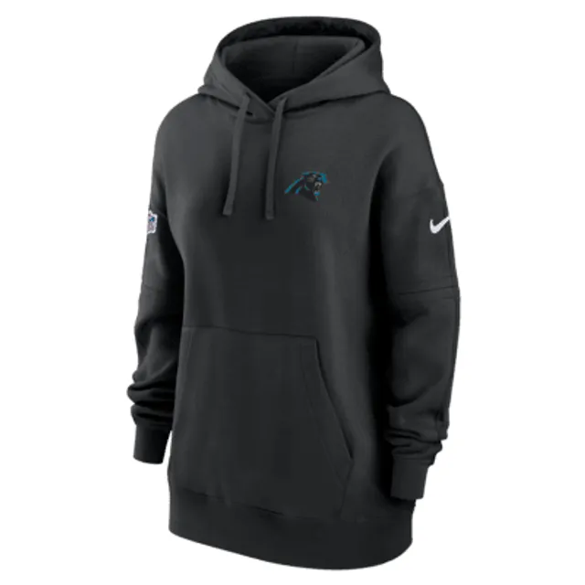 Nike Sideline Club (NFL Carolina Panthers) Women's Pullover Hoodie.