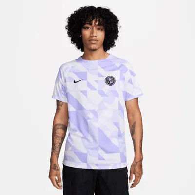 Club América Academy Pro Third Men's Nike Dri-FIT Soccer Pre-Match Short-Sleeve Top. Nike.com