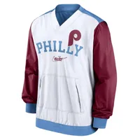 Nike Rewind Warm Up (MLB Philadelphia Phillies) Men's Pullover Jacket. Nike.com
