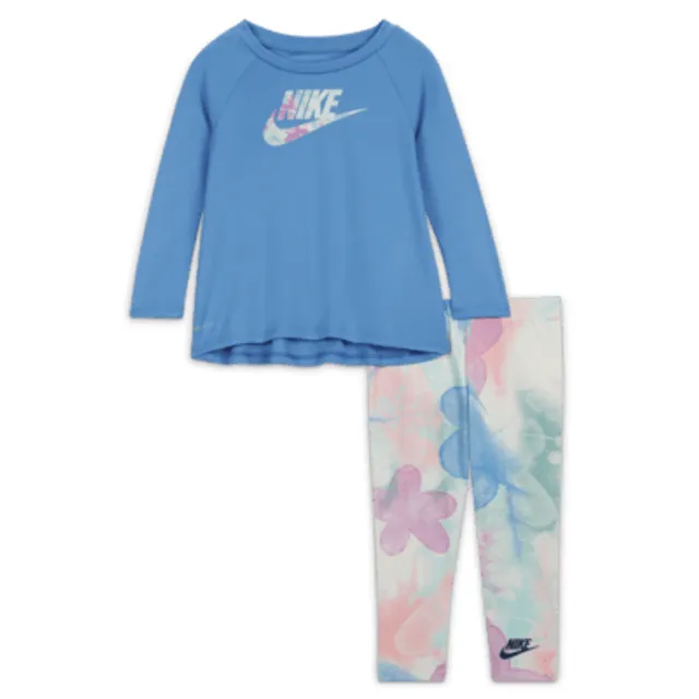 Nike Sci-Dye Full-Zip Jacket and Leggings Set Little Kids 2-Piece Dri-FIT  Set