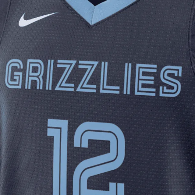 Memphis Grizzlies Ja Morant 12 Nike Icon Edition Swingman Jersey 2Xlarge  College Navy/Light Blue