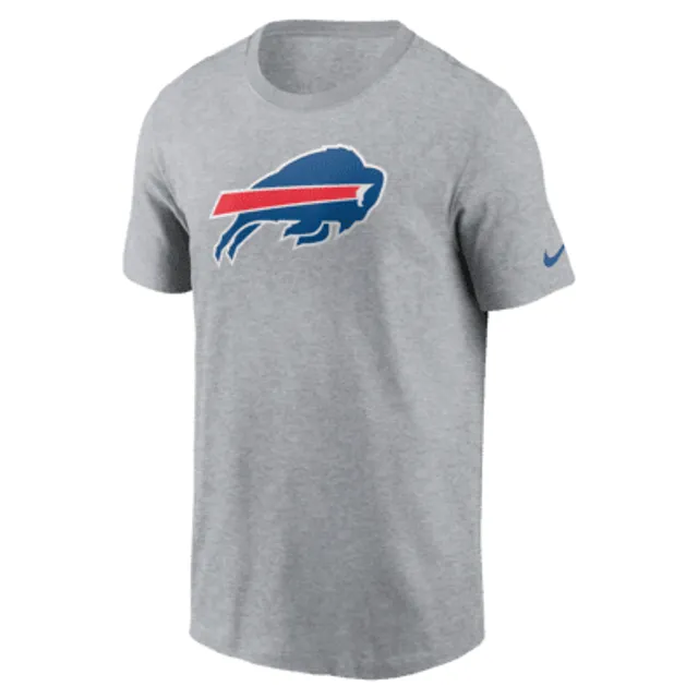 Men's Nike Gray Buffalo Bills Logo Essential T-Shirt Size: Small