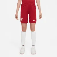 Liverpool FC 2022/23 Stadium Home Big Kids' Nike Dri-FIT Soccer Shorts. Nike.com