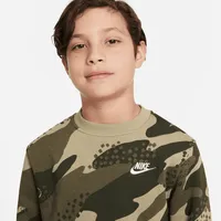 Nike Sportswear Club Fleece Big Kids' Sweatshirt. Nike.com