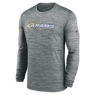 Nike Los Angeles Rams Velocity Dri-fit Nfl Long-sleeve T-shirt in Gray for  Men