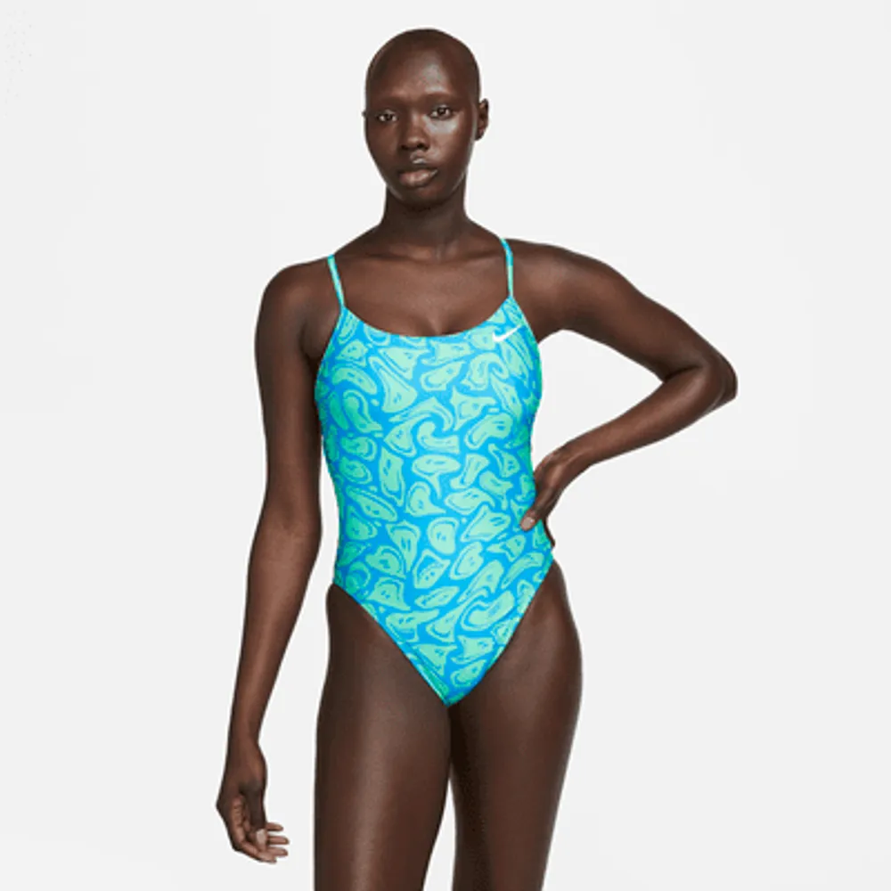 Nike Swim HydraStrong Women's Lace-Up Tie-Back One-Piece Swimsuit