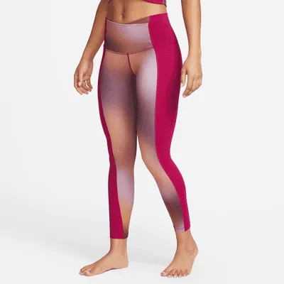 Nike Yoga Women's High-Waisted 7/8 Printed Leggings. Nike.com