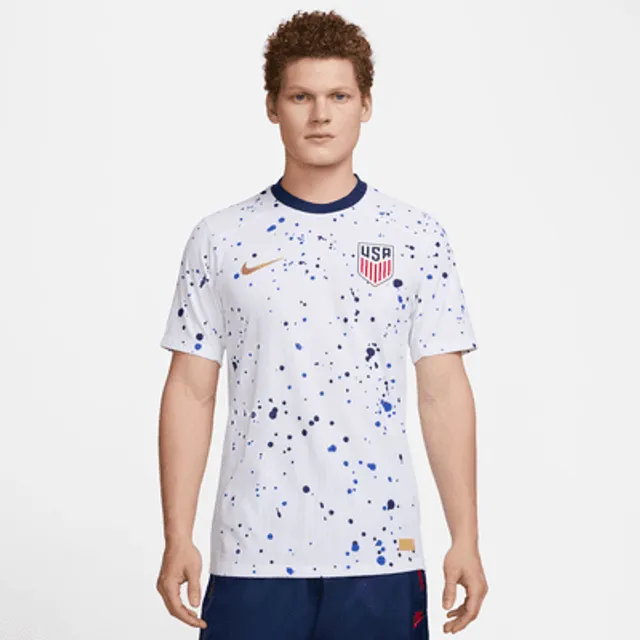 Men's Nike White USMNT 2022/23 Pre-Match Top