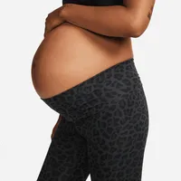 Nike One (M) Women's High-Waisted Leopard Print Leggings (Maternity). Nike.com