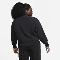 Nike Sportswear Plush Women's Mod Crop Crew-Neck Sweatshirt (Plus Size). Nike.com