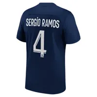 Paris Saint-Germain 2022/23 Stadium Home (Sergio Ramos) Men's Nike Dri-FIT Soccer Jersey. Nike.com