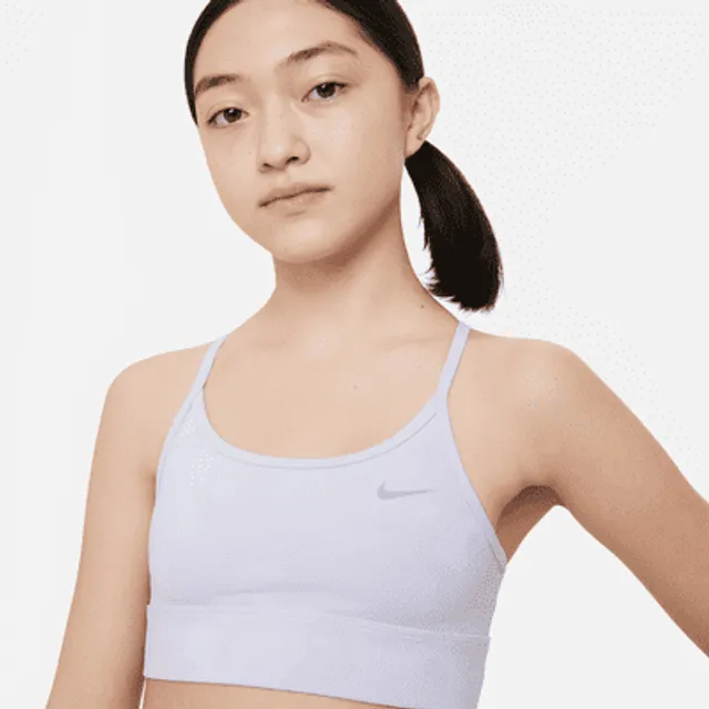 Nike One Older Kids' (Girls') Dri-FIT Sports Bra. Nike SI