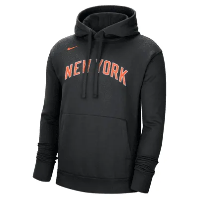 New York Knicks City Edition Men's Nike NBA Fleece Pullover Hoodie. Nike.com