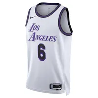 Anthony Davis Los Angeles Lakers City Edition Nike Dri-FIT NBA Swingman Jersey. Nike.com
