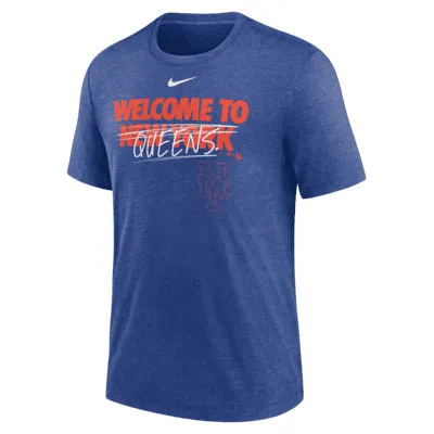 Men's New York Mets Nike Pitch Black Baseball Club T-Shirt