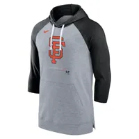 Nike Baseball (MLB San Francisco Giants) Men's 3/4-Sleeve Pullover Hoodie. Nike.com