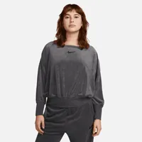 Nike Sportswear Women's Over-Oversized Boatneck Terry Crop Top. Nike.com