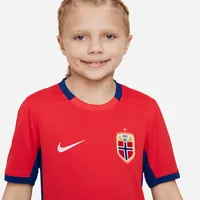 Norway 2023 Stadium Home Big Kids' Nike Dri-FIT Soccer Jersey. Nike.com