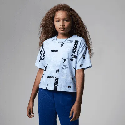 Jordan Cool Stack Printed Tee Big Kids' T-Shirt. Nike.com