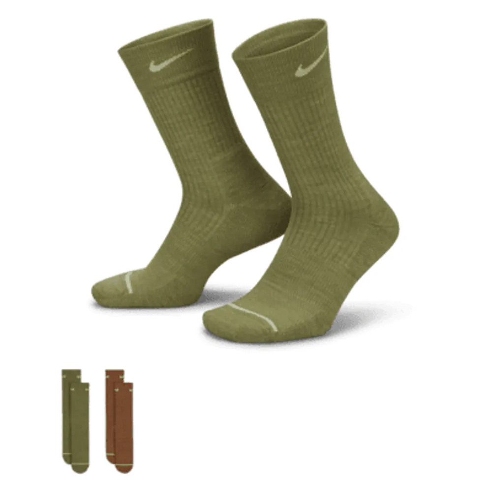 Nike Everyday Wool Cushioned Crew Socks (2 Pairs). Nike.com