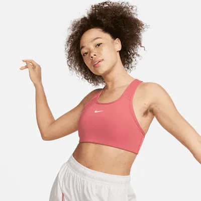 Nike  Dri-FIT Swoosh Women's Medium-Support 1-Piece Padded