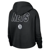 Brooklyn Nets Courtside Women's Nike NBA Fleece Pullover Hoodie. Nike.com