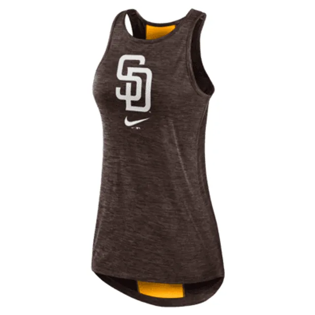 Nike Women's San Diego Padres Yellow Mix Tank Top