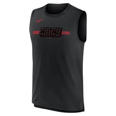 Nike Breathe City Connect (MLB Cincinnati Reds) Men's Muscle Tank. Nike.com