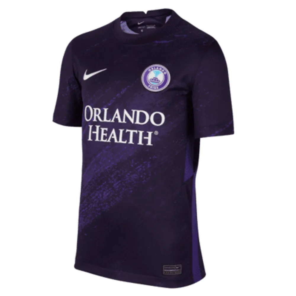 Orlando Pride 2023 Stadium Home Big Kids' Nike Dri-FIT Soccer Jersey. Nike.com