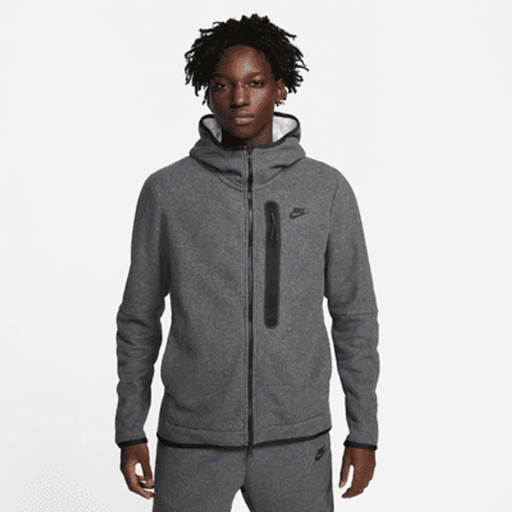 Nike Sportswear Tech Fleece Men's Full-Zip Winterized Hoodie. Nike.com