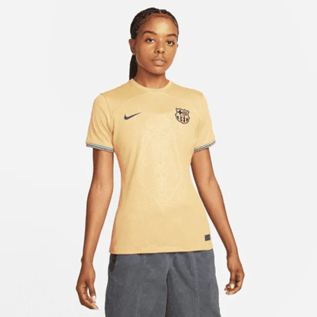 Angel City FC 2022/23 Stadium Home Big Kids' Nike Dri-FIT Soccer Jersey.