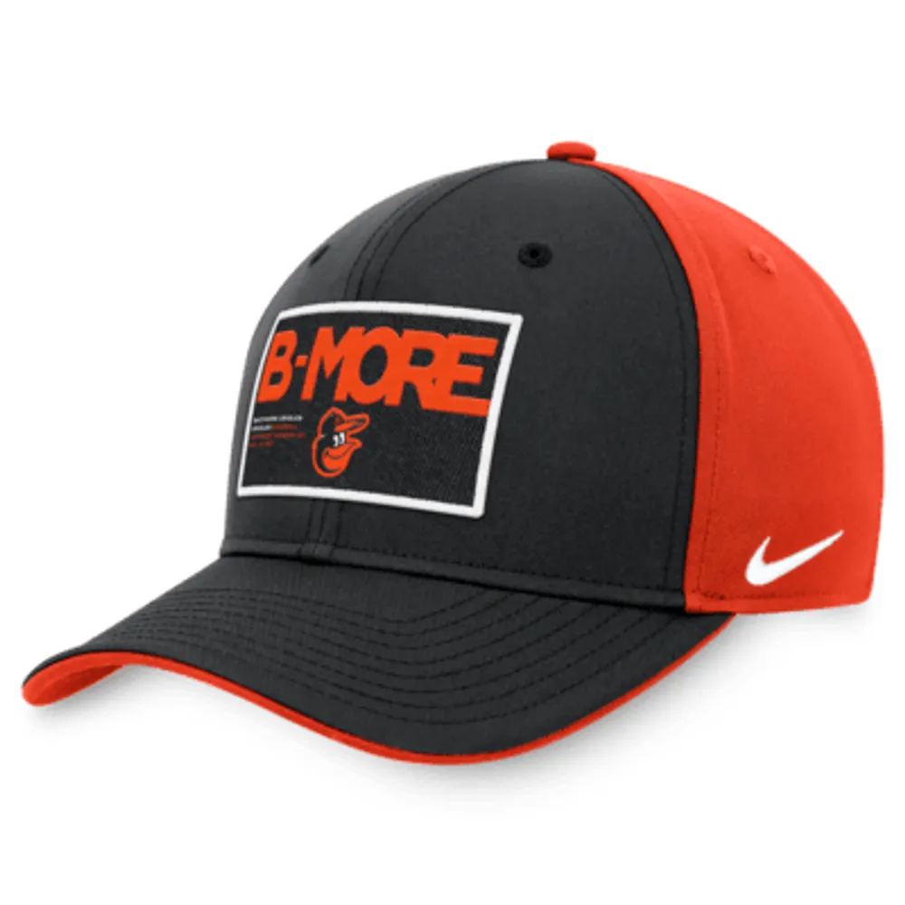 Nike Dri-fit Baltimore Orioles Hat Mens Black Adjustable Size Cap