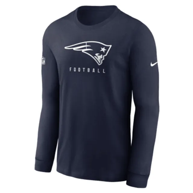 Nike Men's Dri-Fit Sideline Team (NFL New York Giants) Long-Sleeve T-Shirt in Blue, Size: 3XL | 00LX4EW8I-0BI