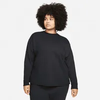 Nike Yoga Luxe Women's Fleece Crew Top (Plus Size). Nike.com