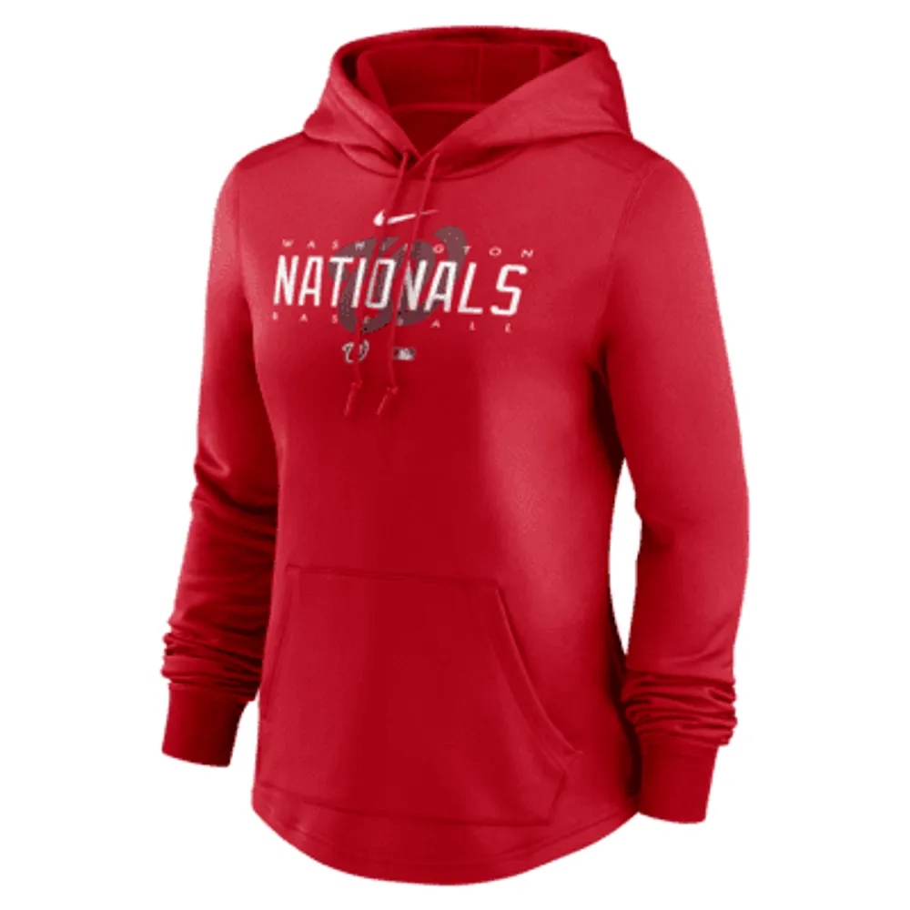 Nike Therma Pregame (MLB Washington Nationals) Women's Pullover Hoodie. Nike.com