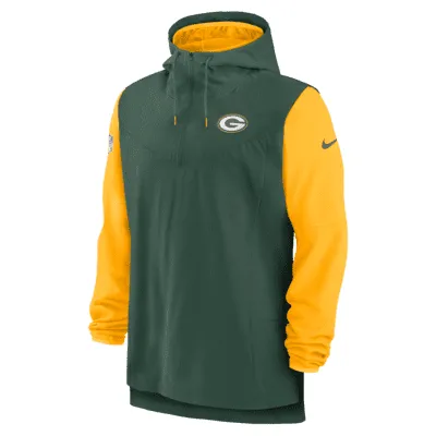 Nike Player Logo (NFL Green Bay Packers) Men's 1/2-Zip Hoodie. Nike.com