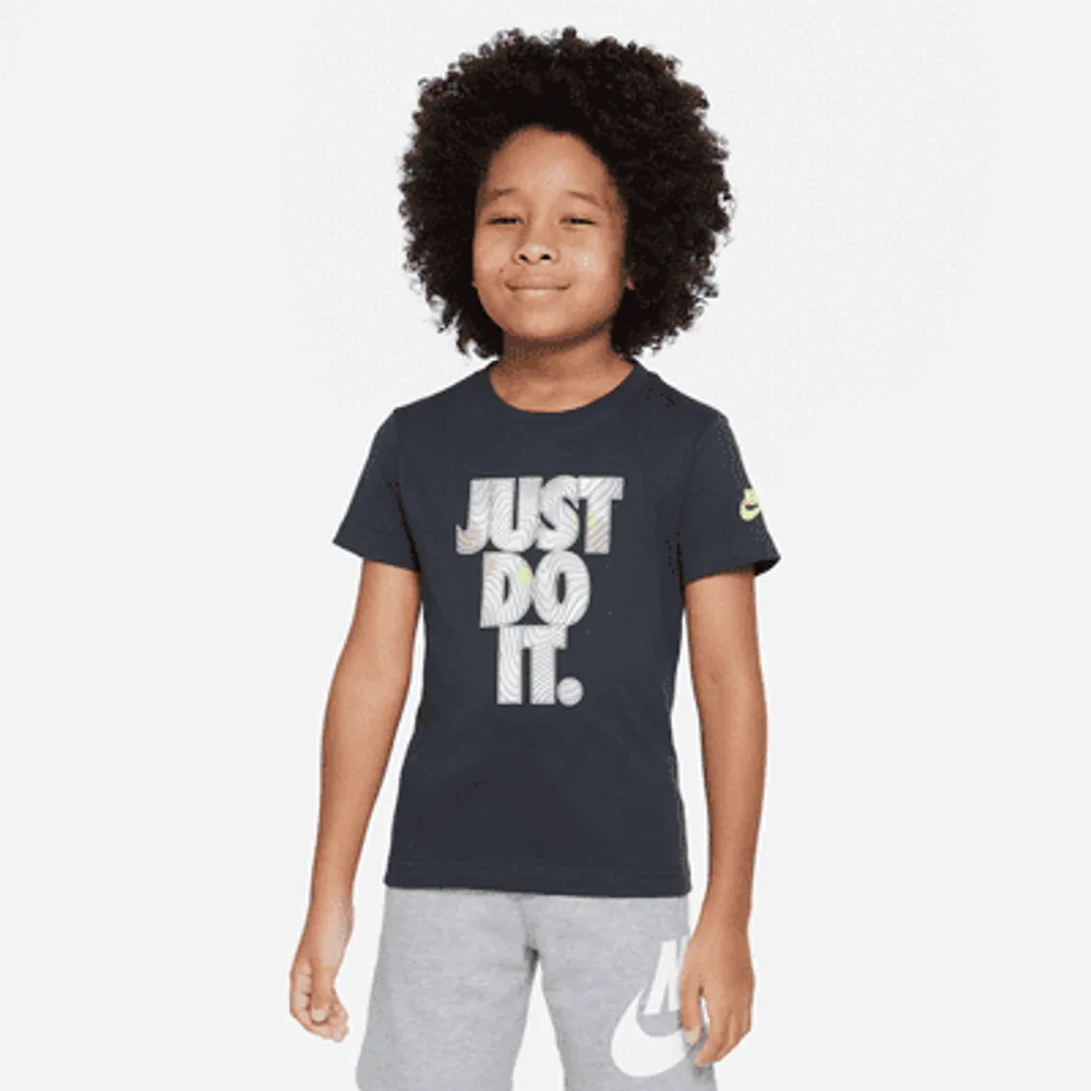 Nike "Just Do It" Illuminate Tee Little Kids' T-Shirt. Nike.com