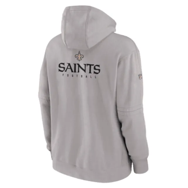 New Orleans Saints Nike Sideline Team Logo Performance Pullover Hoodie