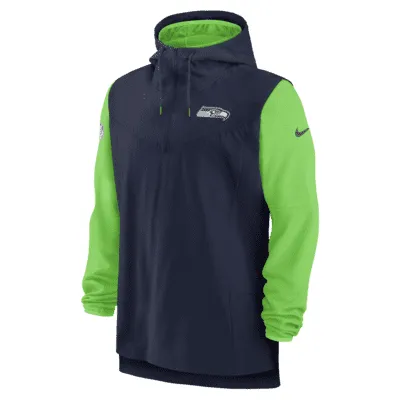 Nike Player Logo (NFL Seattle Seahawks) Men's 1/2-Zip Hoodie. Nike.com