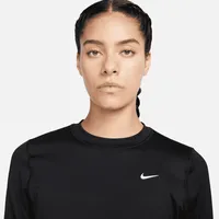 Nike Dri-FIT Element Women's Ribbed Crew-Neck Running Top. Nike.com