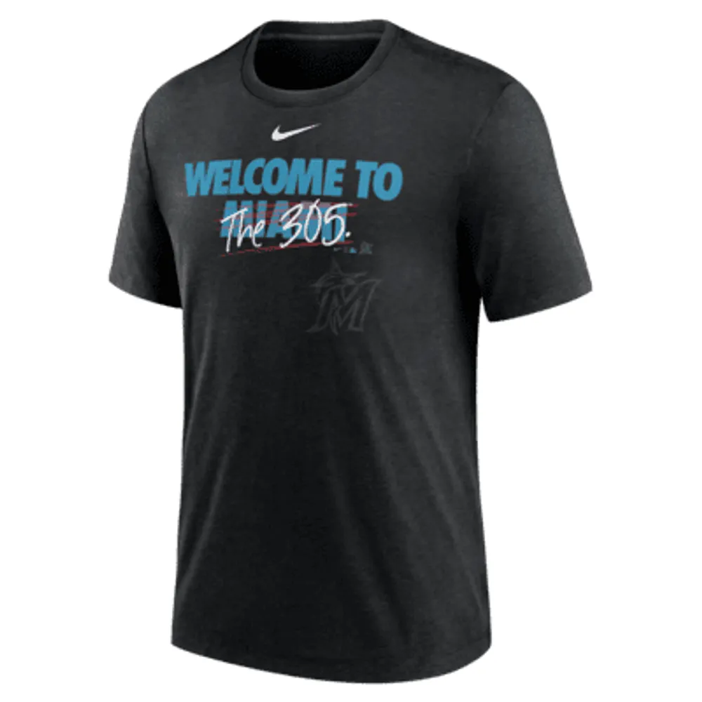 Nike Home Spin (MLB Miami Marlins) Men's T-Shirt. Nike.com