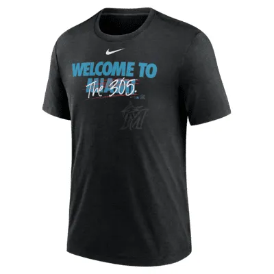 Nike Home Spin (MLB Miami Marlins) Men's T-Shirt. Nike.com