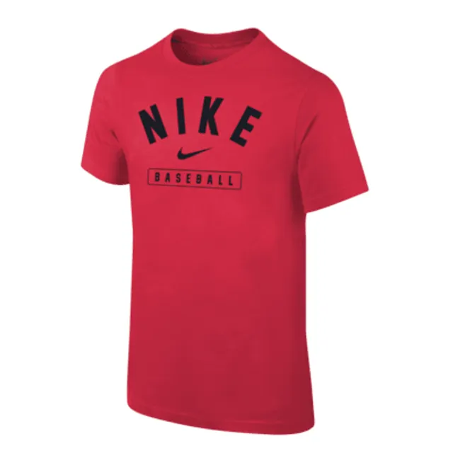 Red Nike MLB Boston Red Sox Large Logo T-Shirt